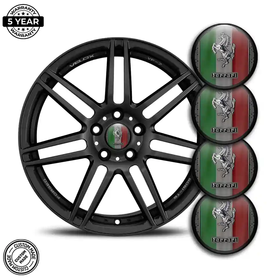 Ferrari Emblem Wheel Center Caps Limited Edition