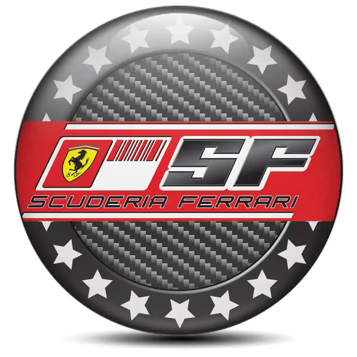 Ferrari Epoxy Sticker Luxury Edition