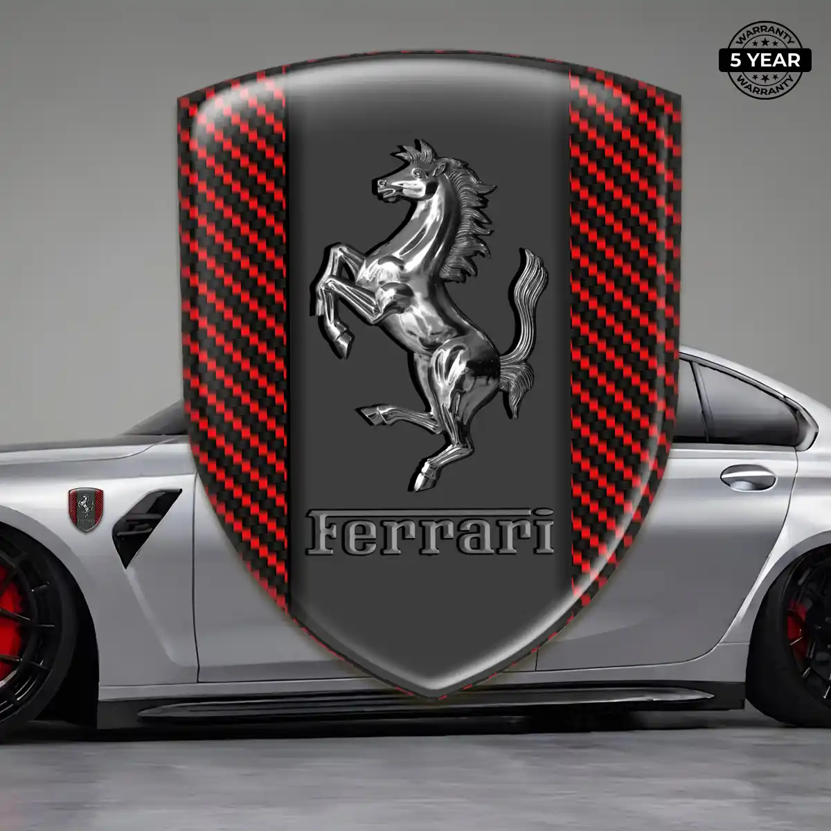 Ferrari Logo Badge Elite Finish