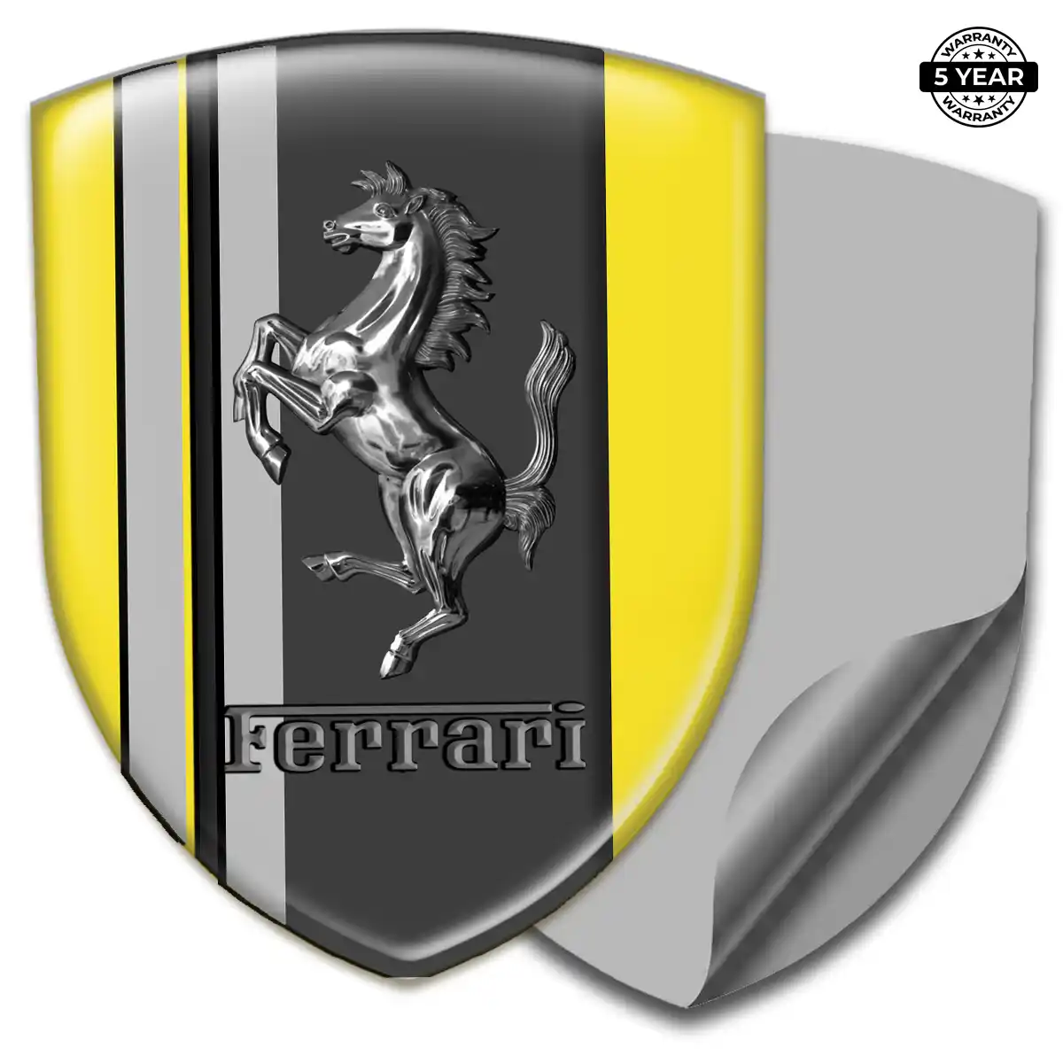 Ferrari Logo Badge Refined Design