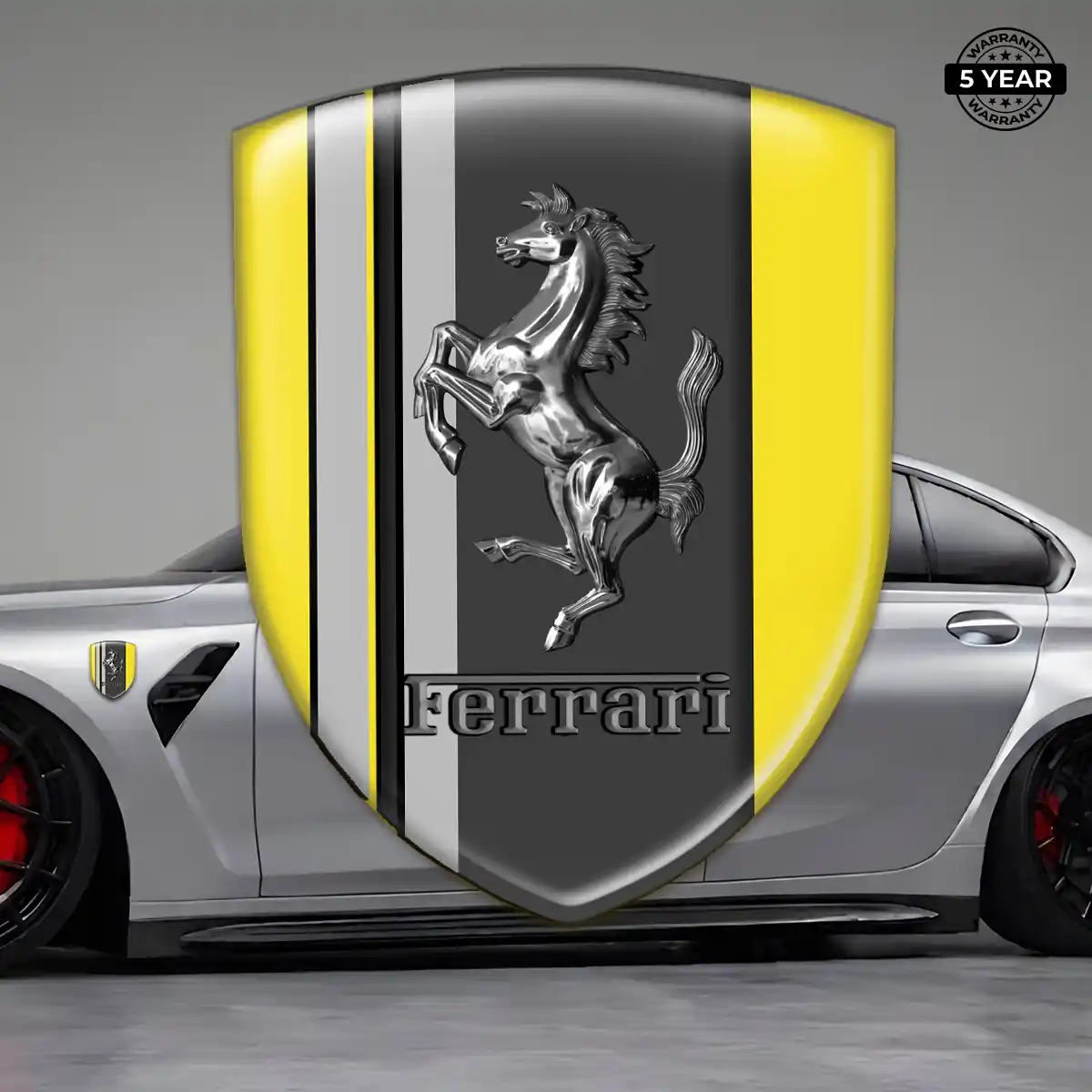 Ferrari Logo Badge Refined Design