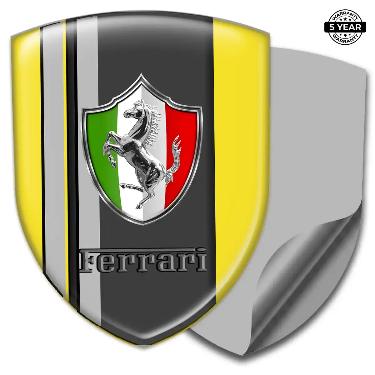 Ferrari Logo Badge Sleek Style