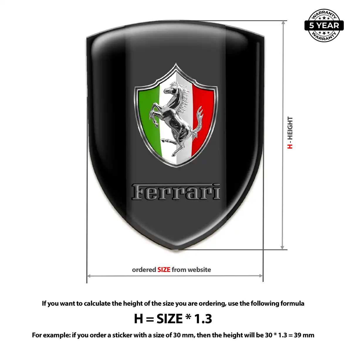 Ferrari Logo Emblem Refined Design