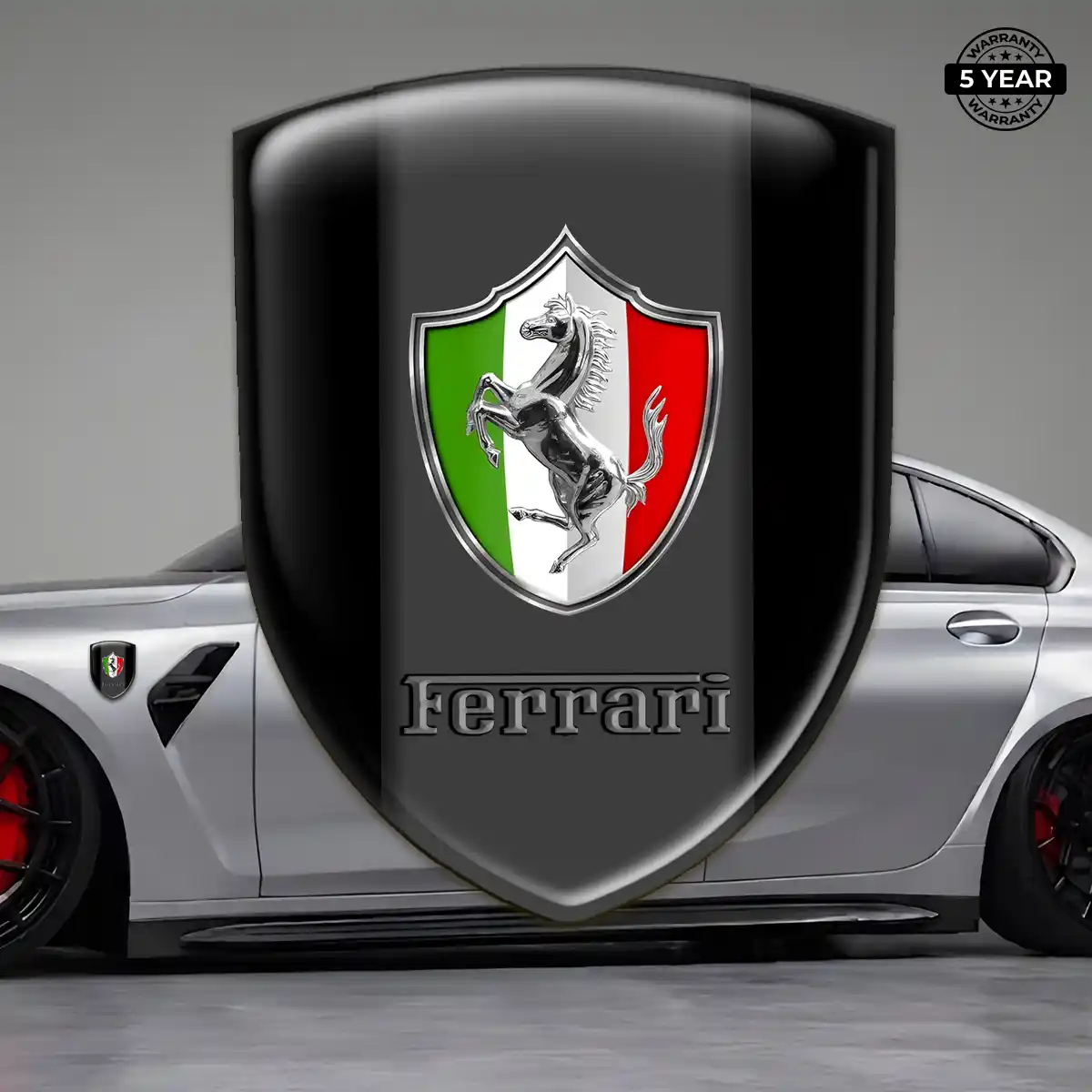 Ferrari Logo Emblem Refined Design