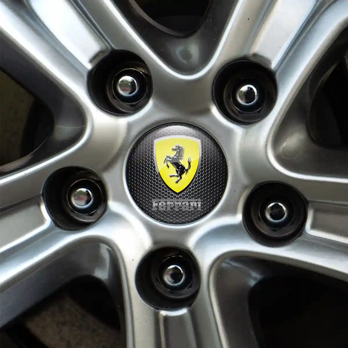 Ferrari Logo Emblem Self-Adhesive High Quality