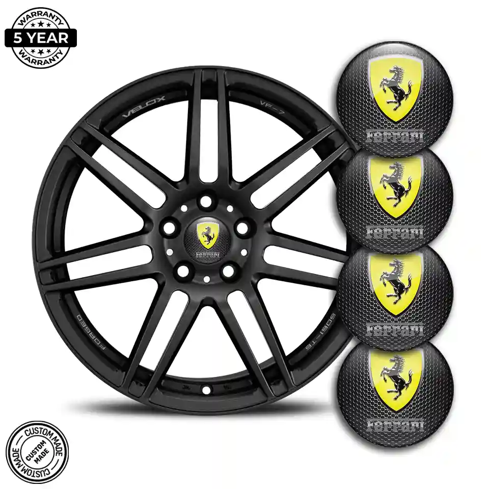 Ferrari Logo Emblem Self-Adhesive High Quality
