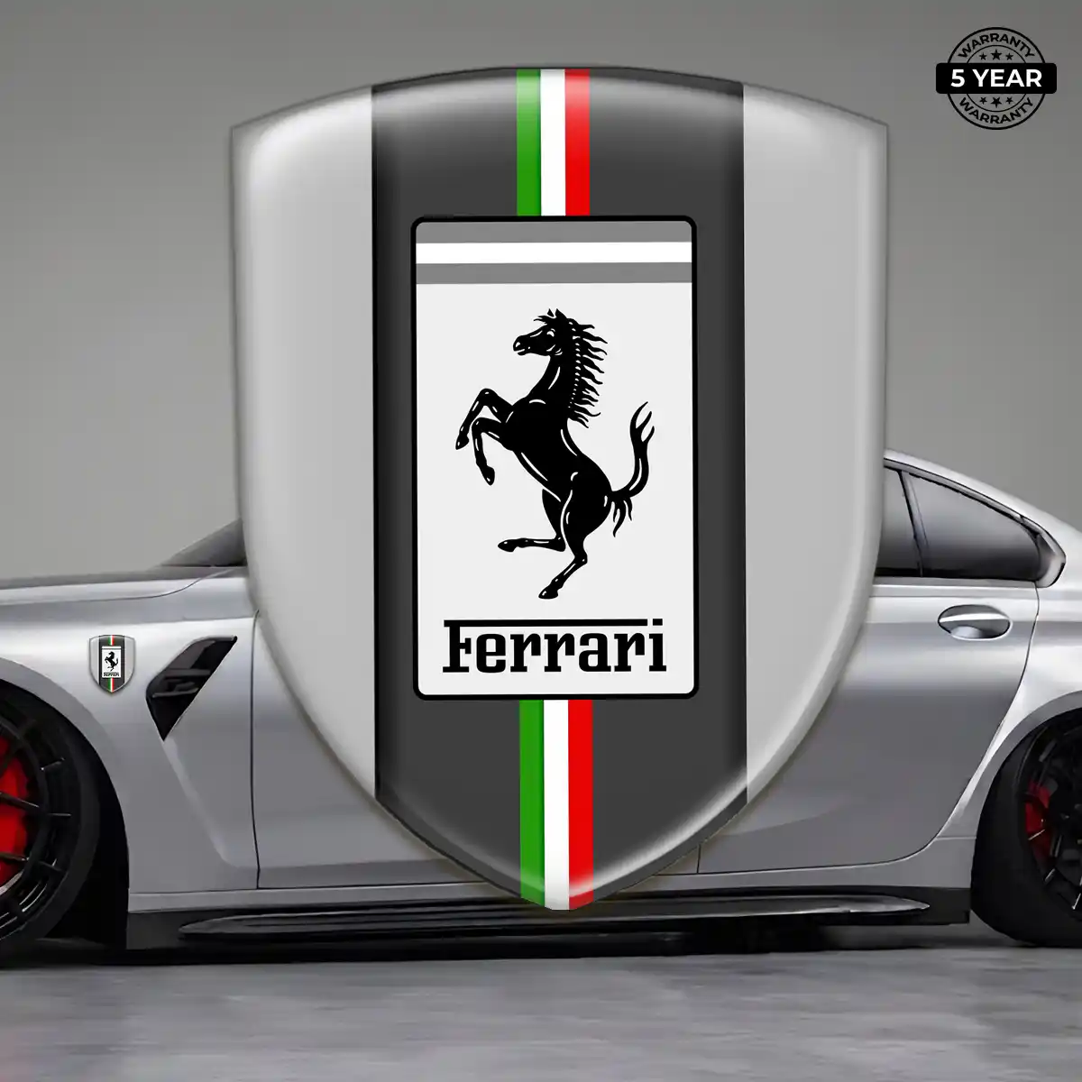 Ferrari Logo Emblem Sleek Style