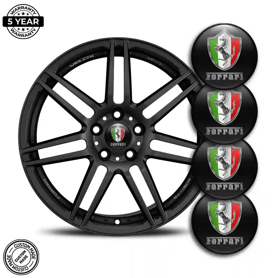Ferrari Logo Silicone Emblem Luxury Edition