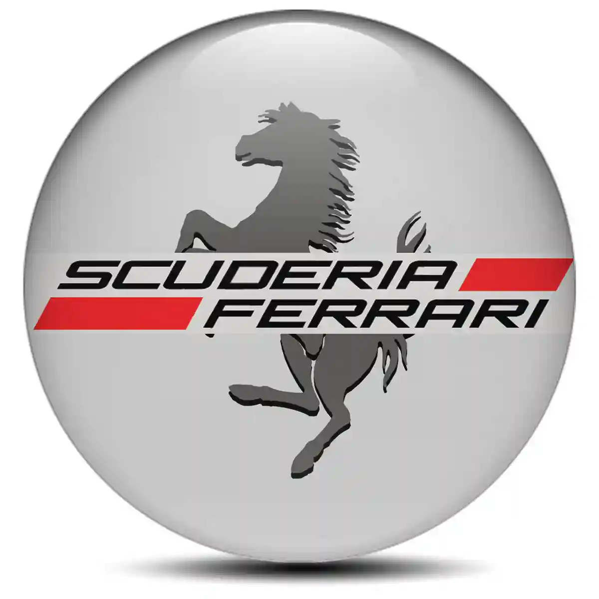 Ferrari Logo Silicone Emblem Premium Edition