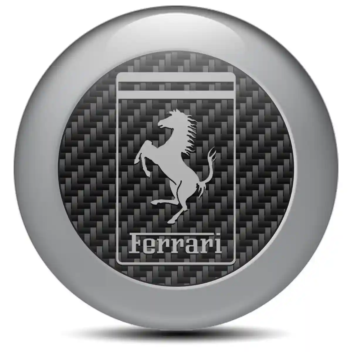 Ferrari Logo Silicone Emblem Stylish Design
