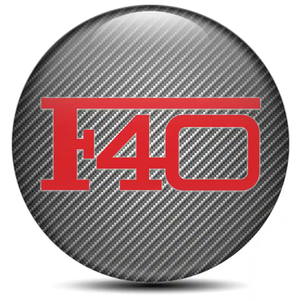 Ferrari Logo Silicone Sticker Luxury Edition