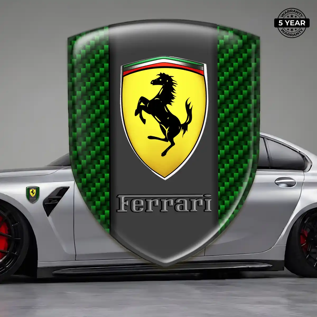 Ferrari Logo Sticker Elite Finish
