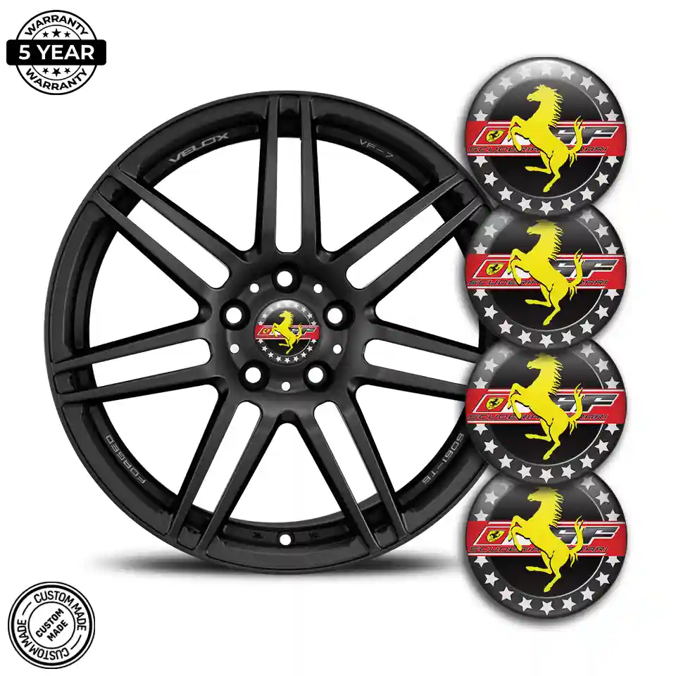 Ferrari Logo Sticker High Quality