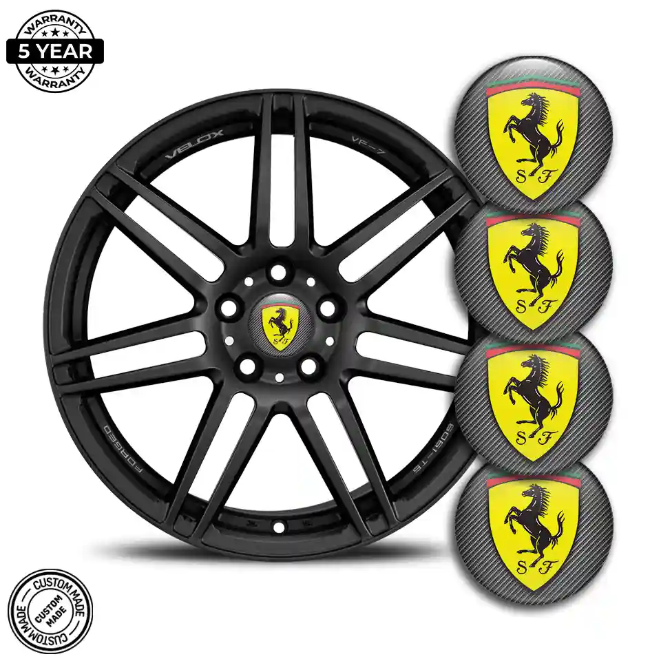 Ferrari Logo Sticker Premium Edition