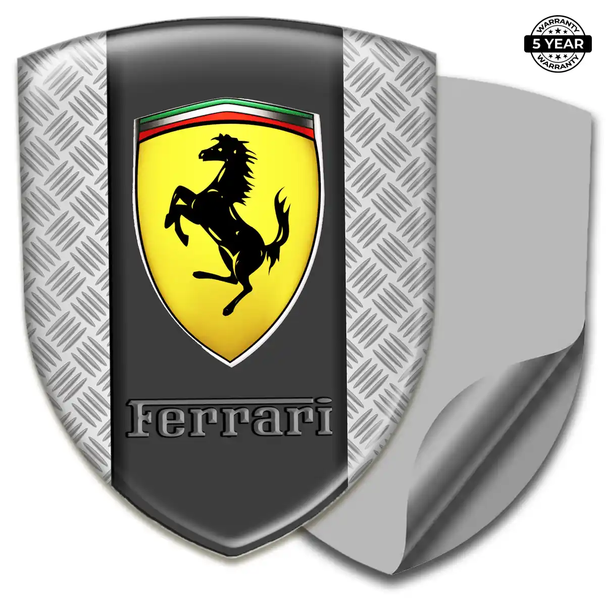 Ferrari Self Adhesive Emblem Sticker Refined Design