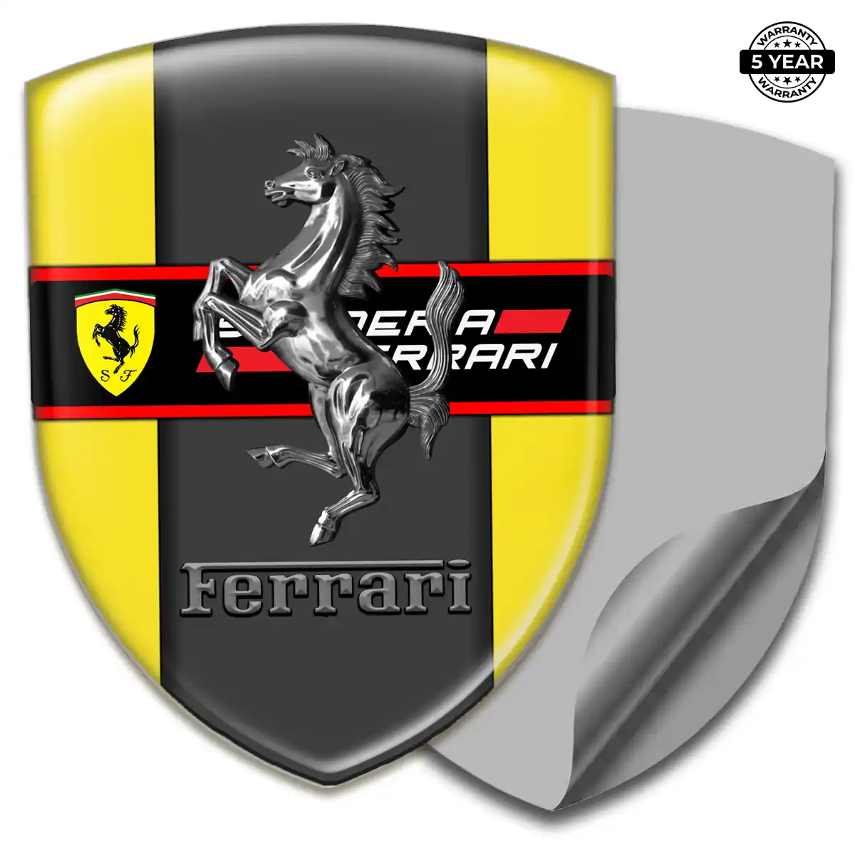 Ferrari Silicone Emblem Elite Finish