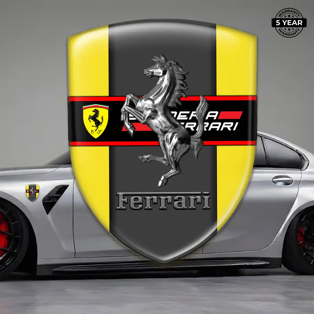 Ferrari Silicone Emblem Elite Finish