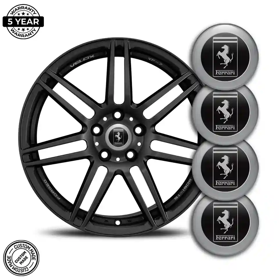Ferrari Silicone Emblem Self-Adhesive Premium Edition