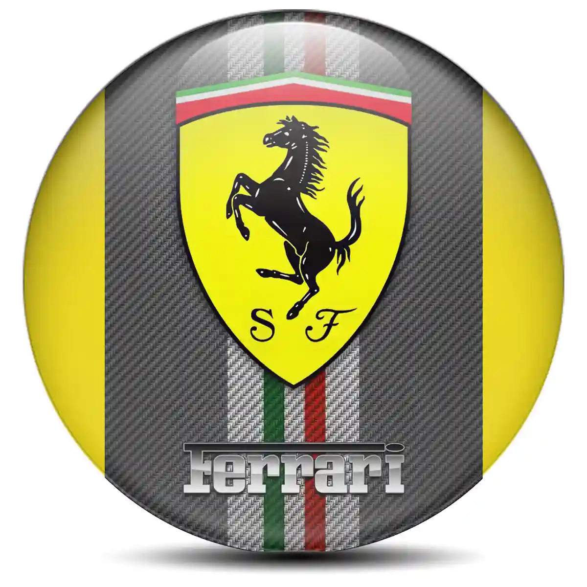 Ferrari Silicone Emblem Stylish Design