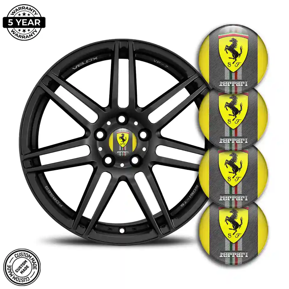 Ferrari Silicone Emblem Stylish Design