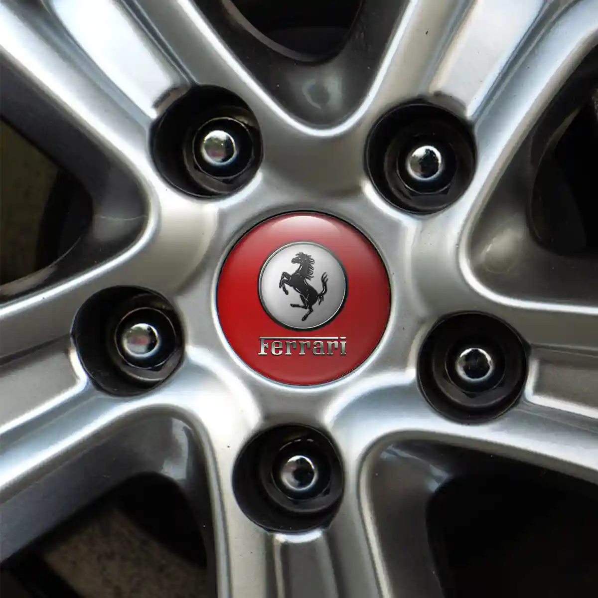 Ferrari Silicone Sticker Premium Edition