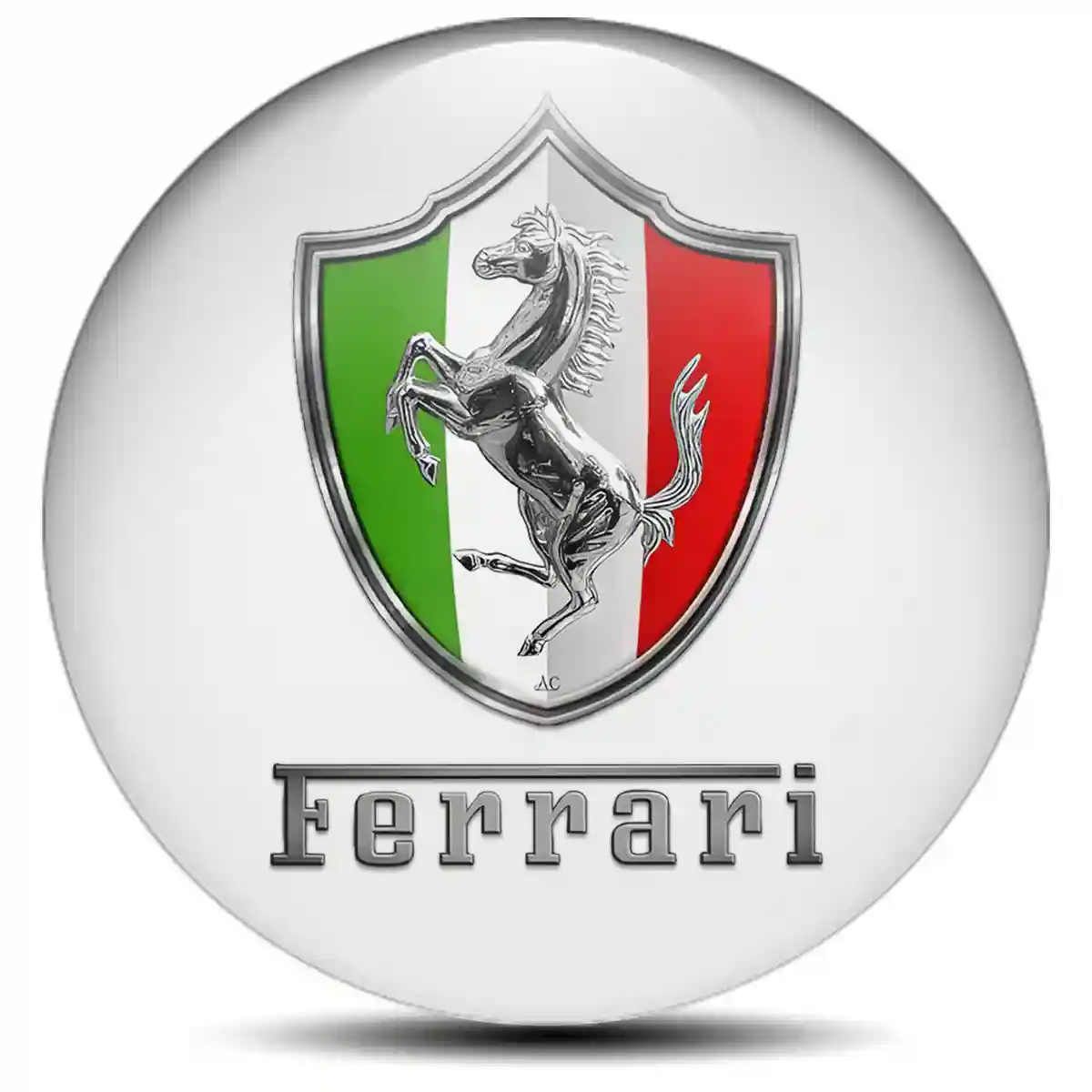 Ferrari Silicone Sticker Premium Resin