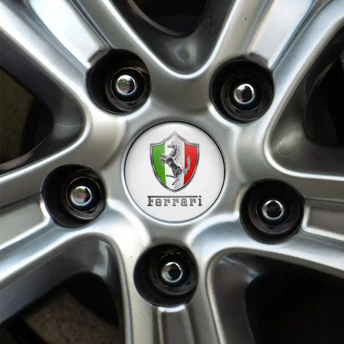 Ferrari Silicone Sticker Premium Resin