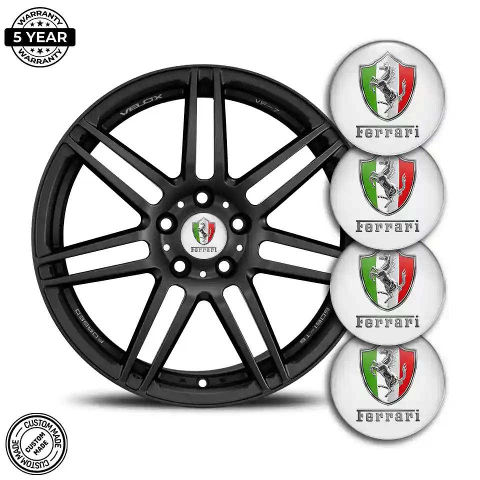 Ferrari Silicone Sticker Premium Resin