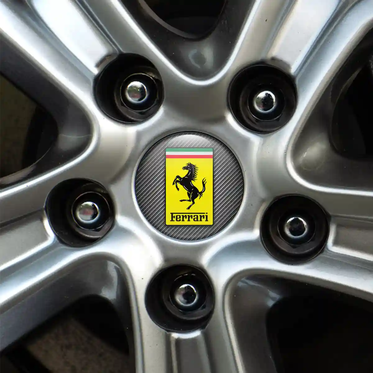 Ferrari Silicone Sticker Self-Adhesive High Quality