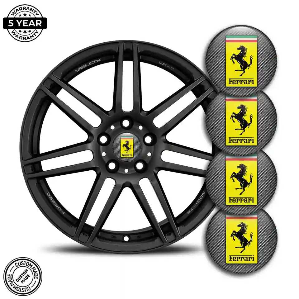 Ferrari Silicone Sticker Self-Adhesive High Quality