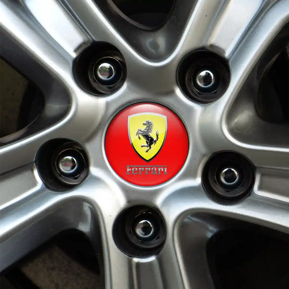 Ferrari Silicone Sticker Self-Adhesive Limited Edition