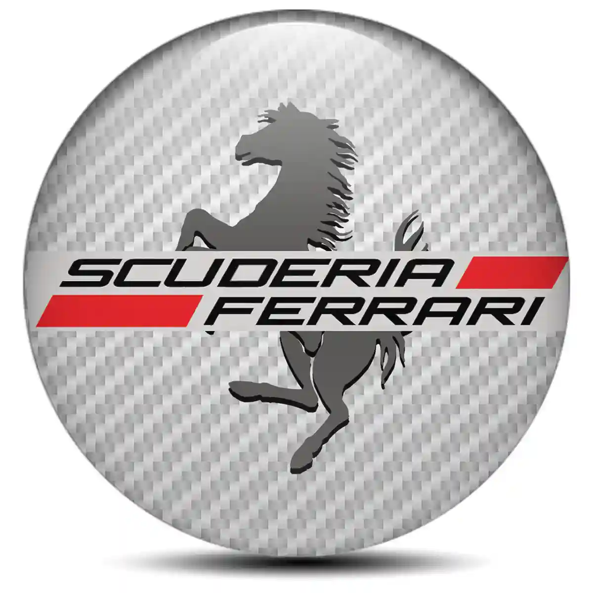 Ferrari Silicone Sticker Self-Adhesive Stylish Design