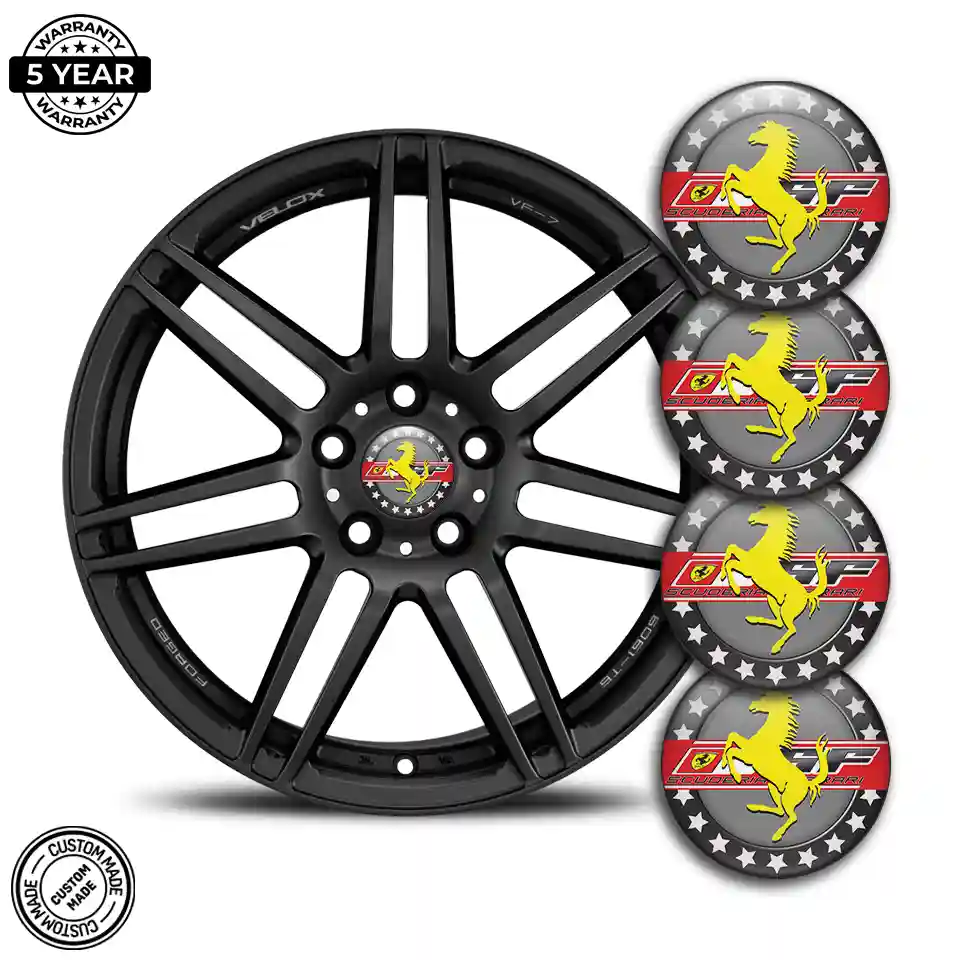 Ferrari Silicone Sticker Stylish Design