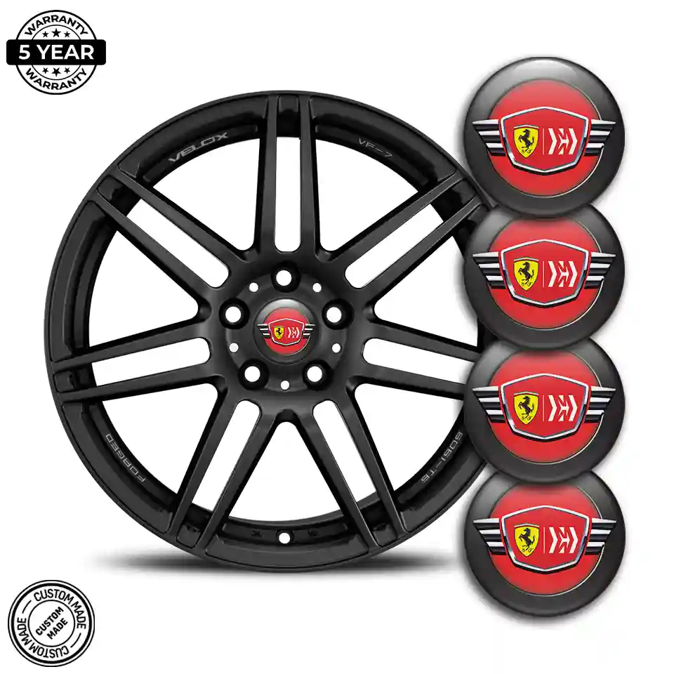 Ferrari Sticker Epoxy 3D Gel Premium Edition