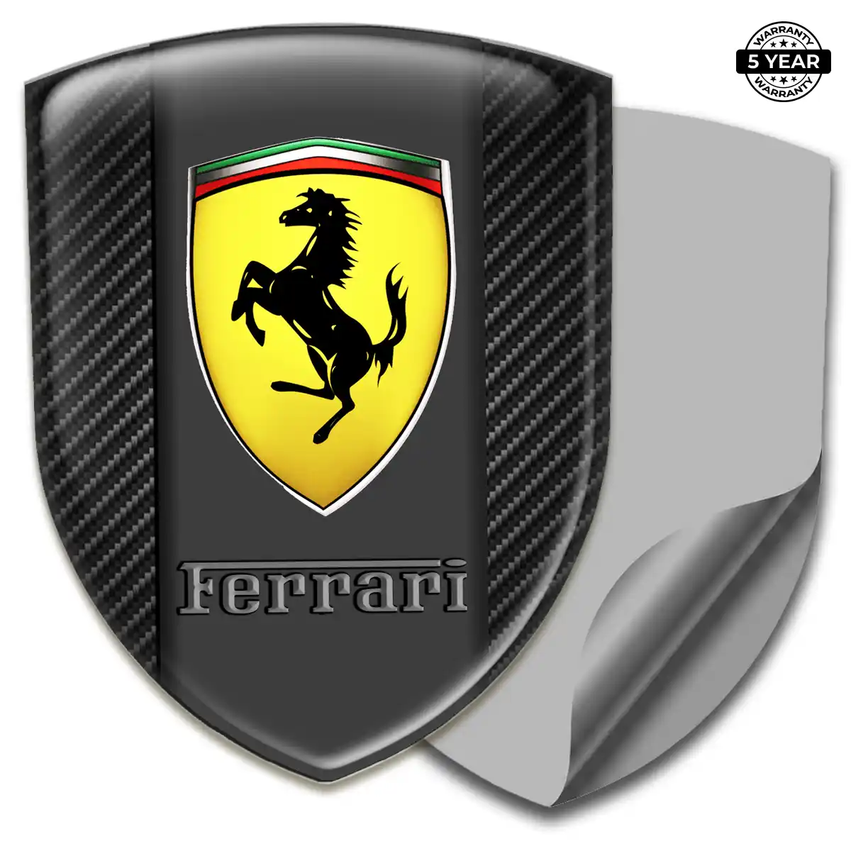 Ferrari Vehicle Logo Sticker Refined Design