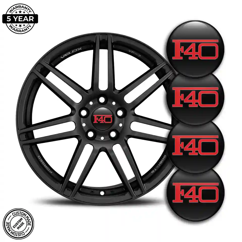 Ferrari Wheel Emblem Self-Adhesive High Quality