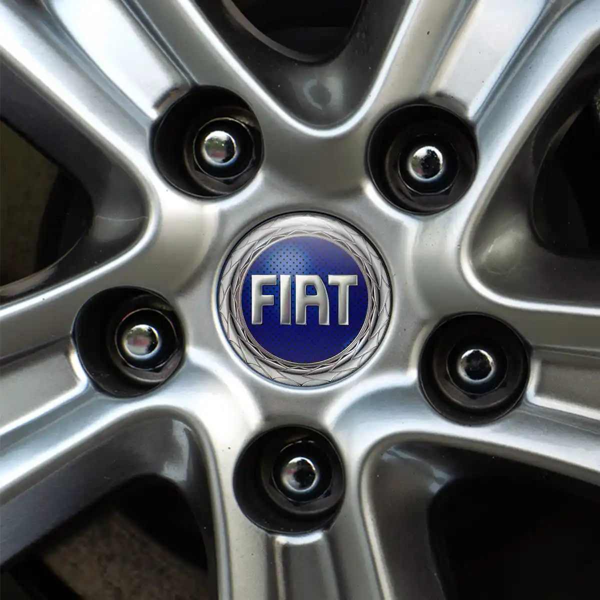 Fiat Badge Emblems Center Cap Premium Edition