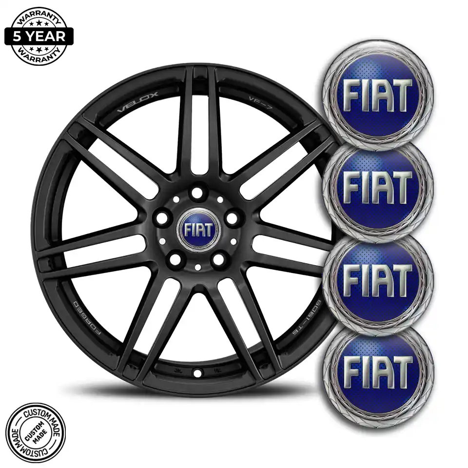 Fiat Badge Emblems Center Cap Premium Edition