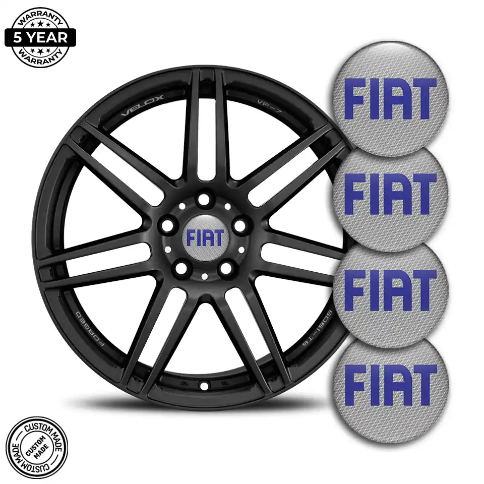 Fiat Badge Emblems Center Cap Premium Resin