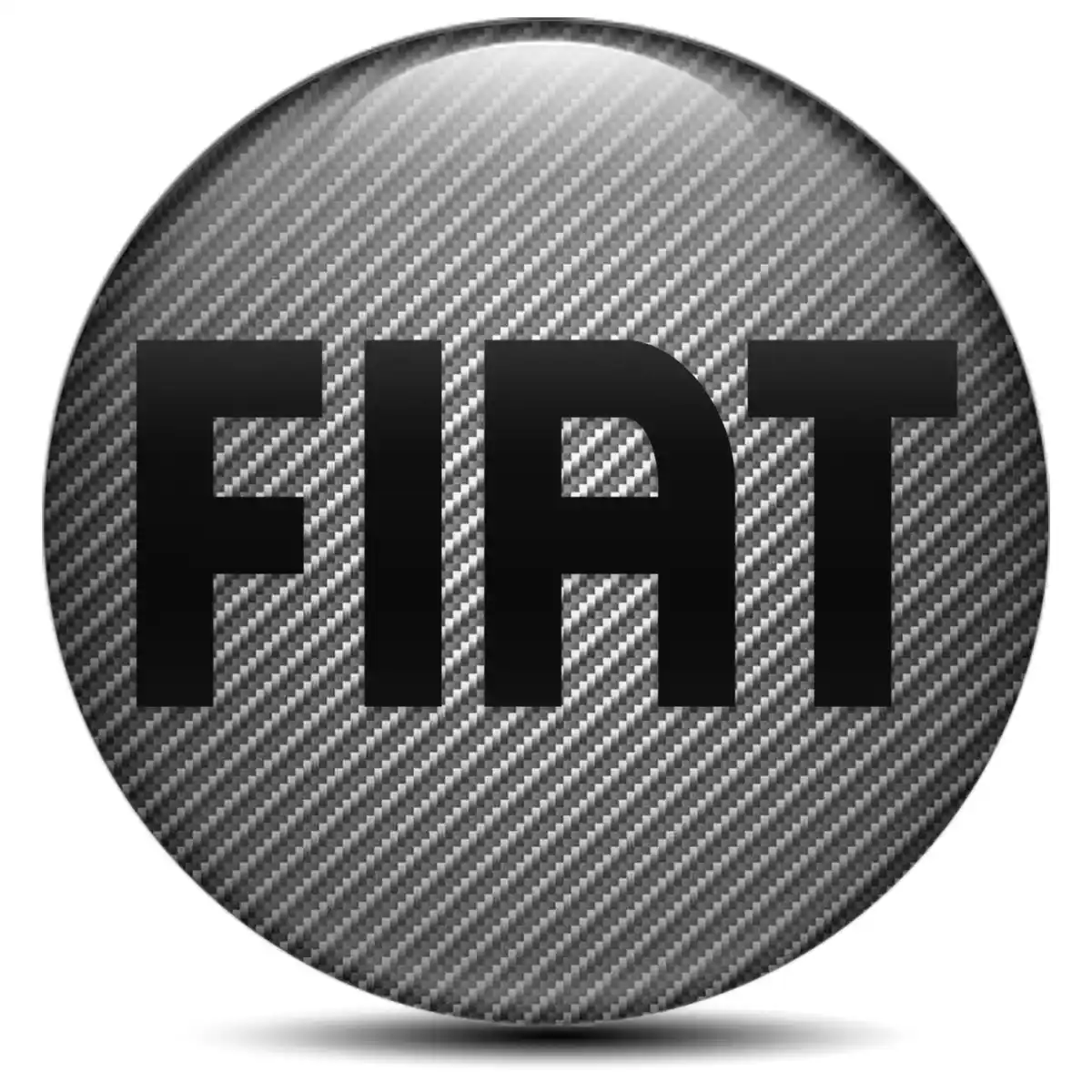 Fiat Badge Emblems Center Cap Stylish Design