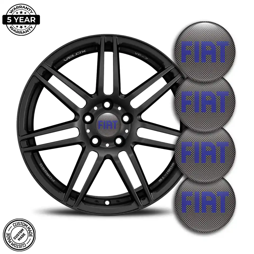 Fiat Domed Emblem Self-Adhesive Interior Design