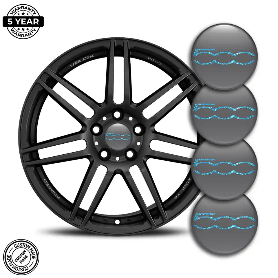 Fiat Domed Emblem Self-Adhesive Luxury Edition