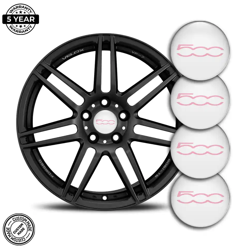 Fiat Domed Emblem Self-Adhesive Premium Resin