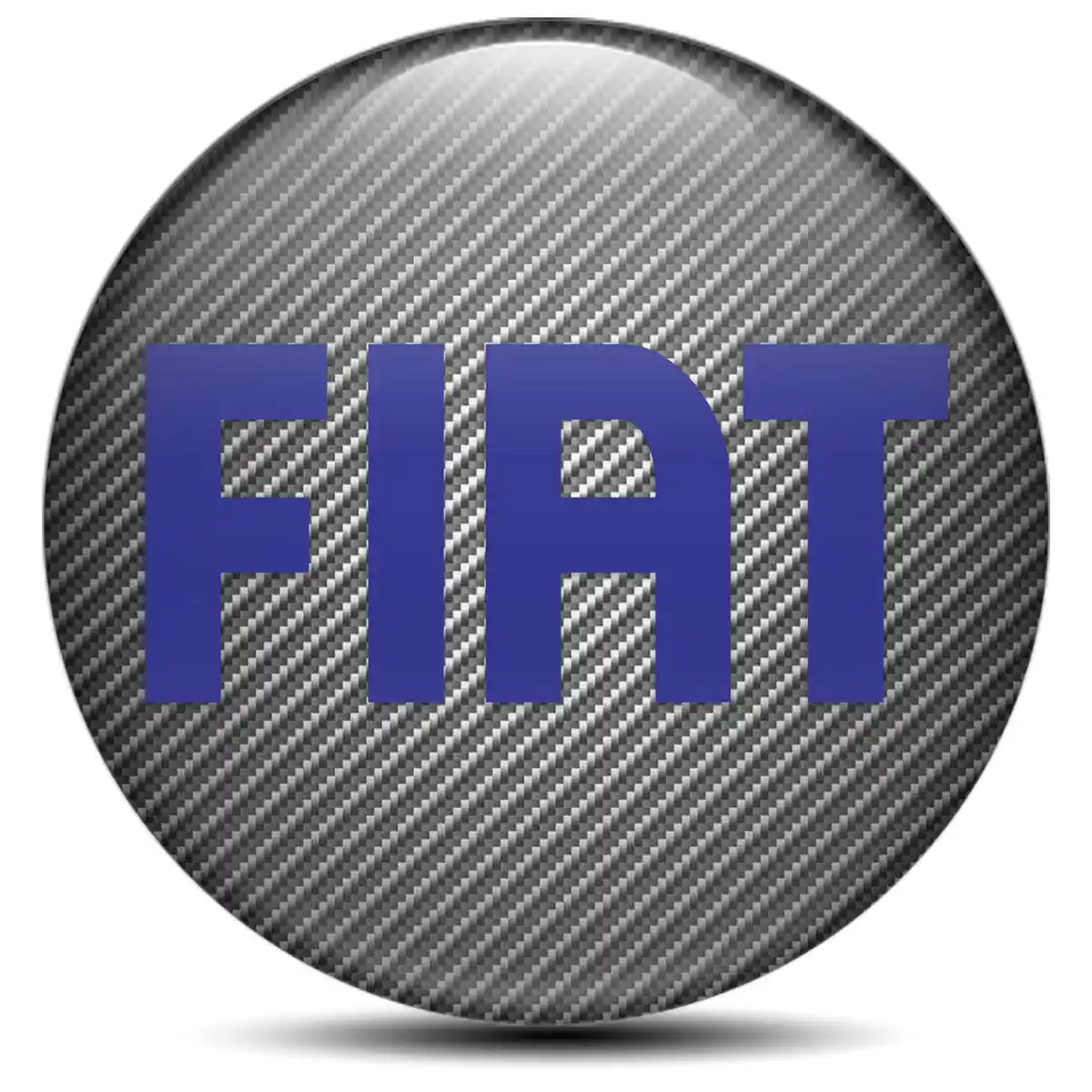 Fiat Domed Sticker Premium Resin