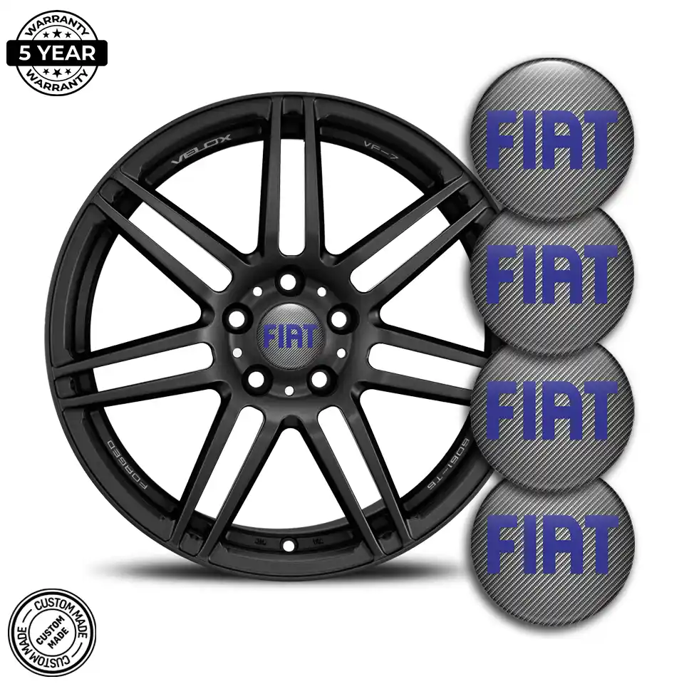Fiat Domed Sticker Premium Resin