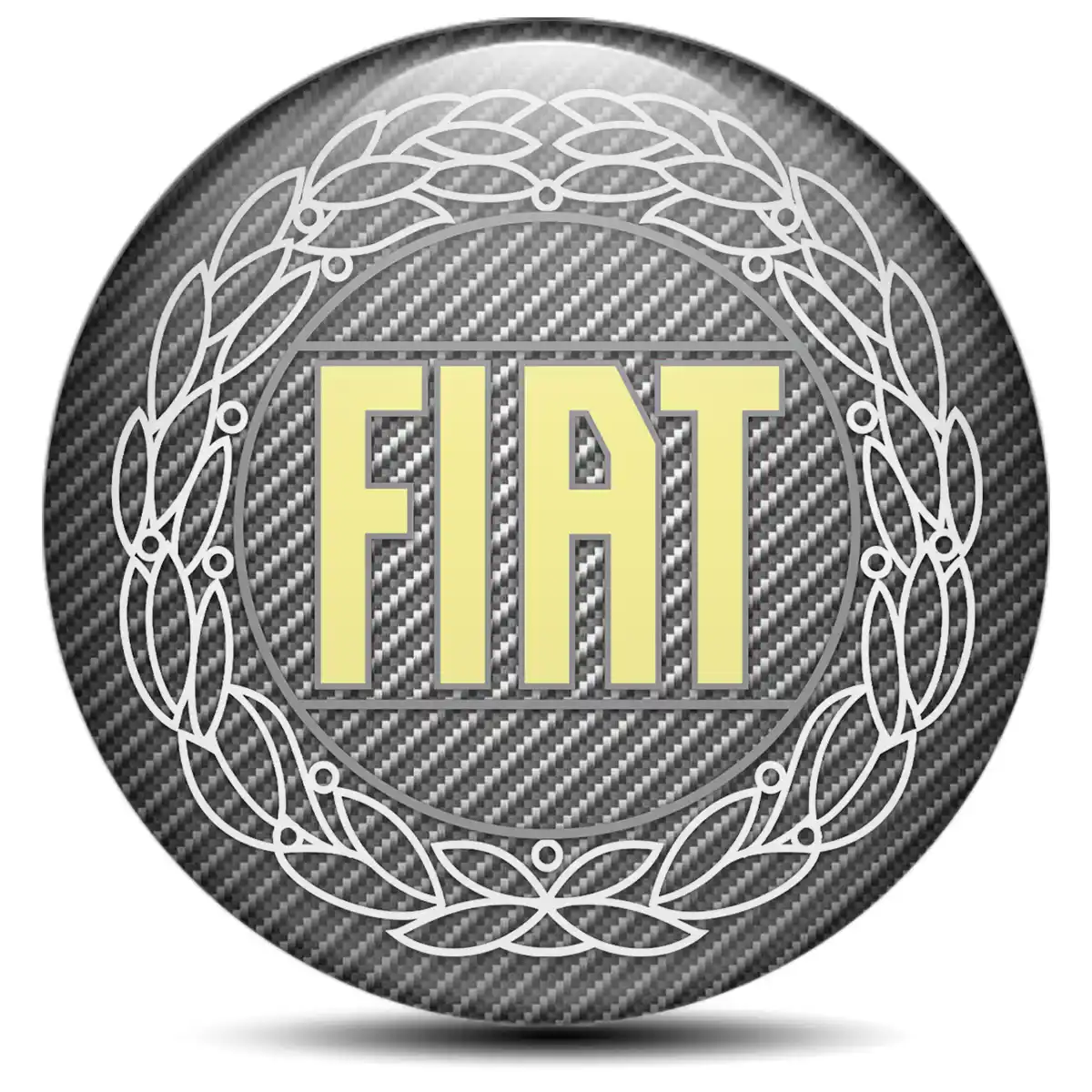Fiat Emblem Badge High Quality