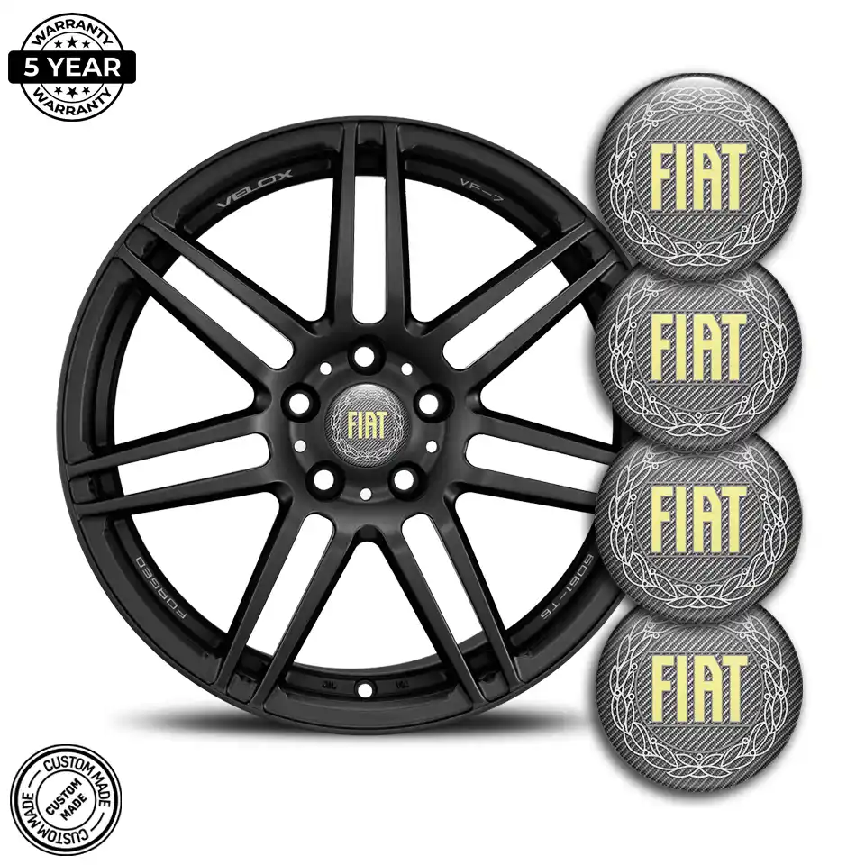Fiat Emblem Badge High Quality