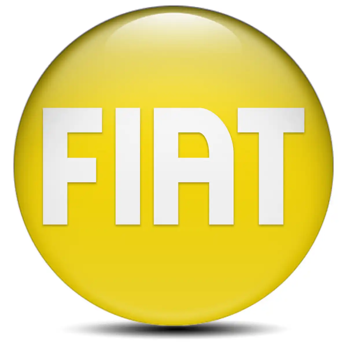 Fiat Emblem Badge Self-Adhesive Luxury Edition