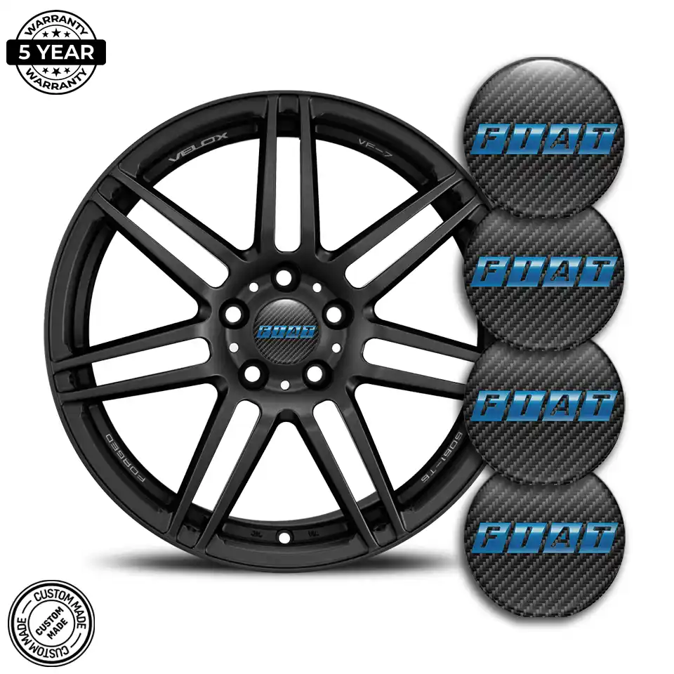Fiat Emblem Center Hub Cap Self-Adhesive High Quality