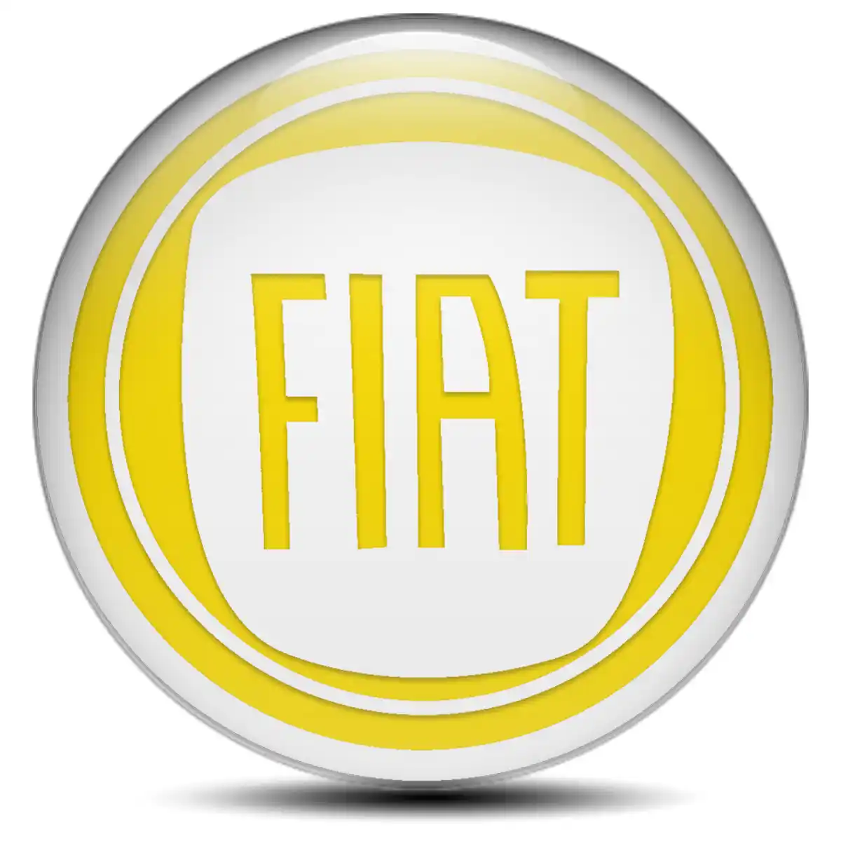 Fiat Emblem Center Hub Cap Self-Adhesive Luxury Edition